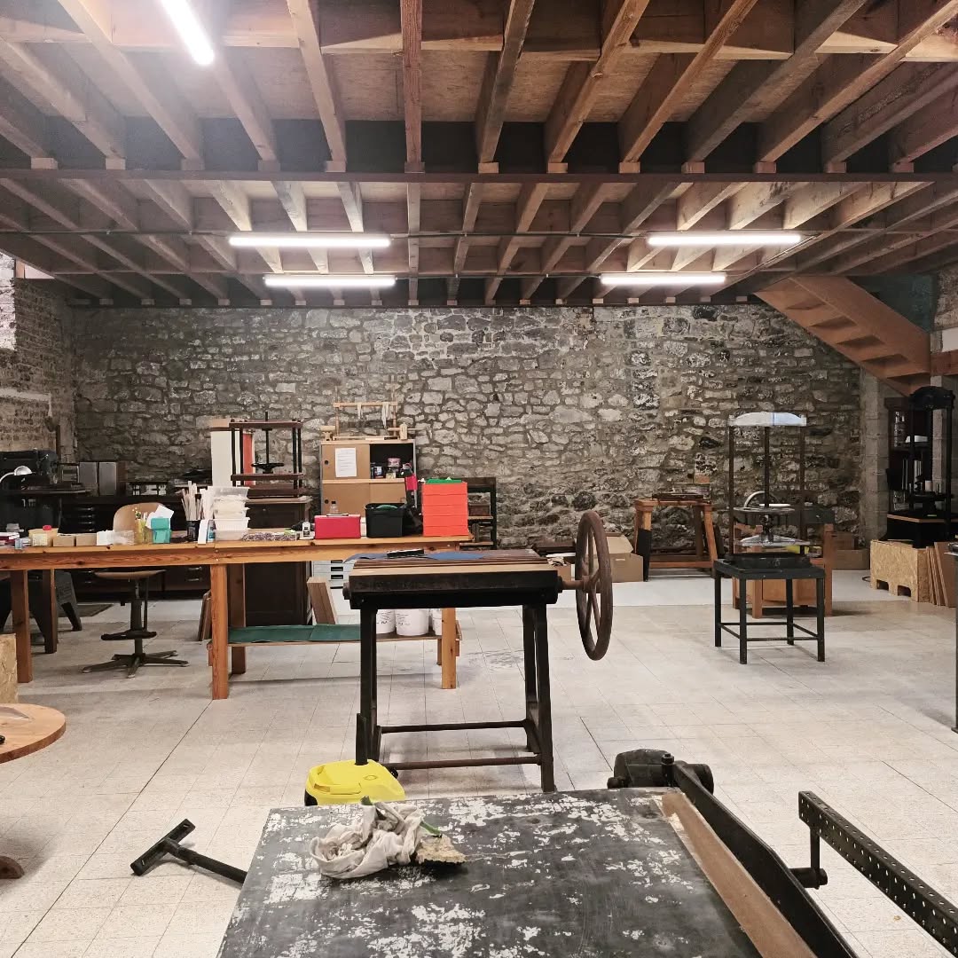 Visite d’un atelier de reliure